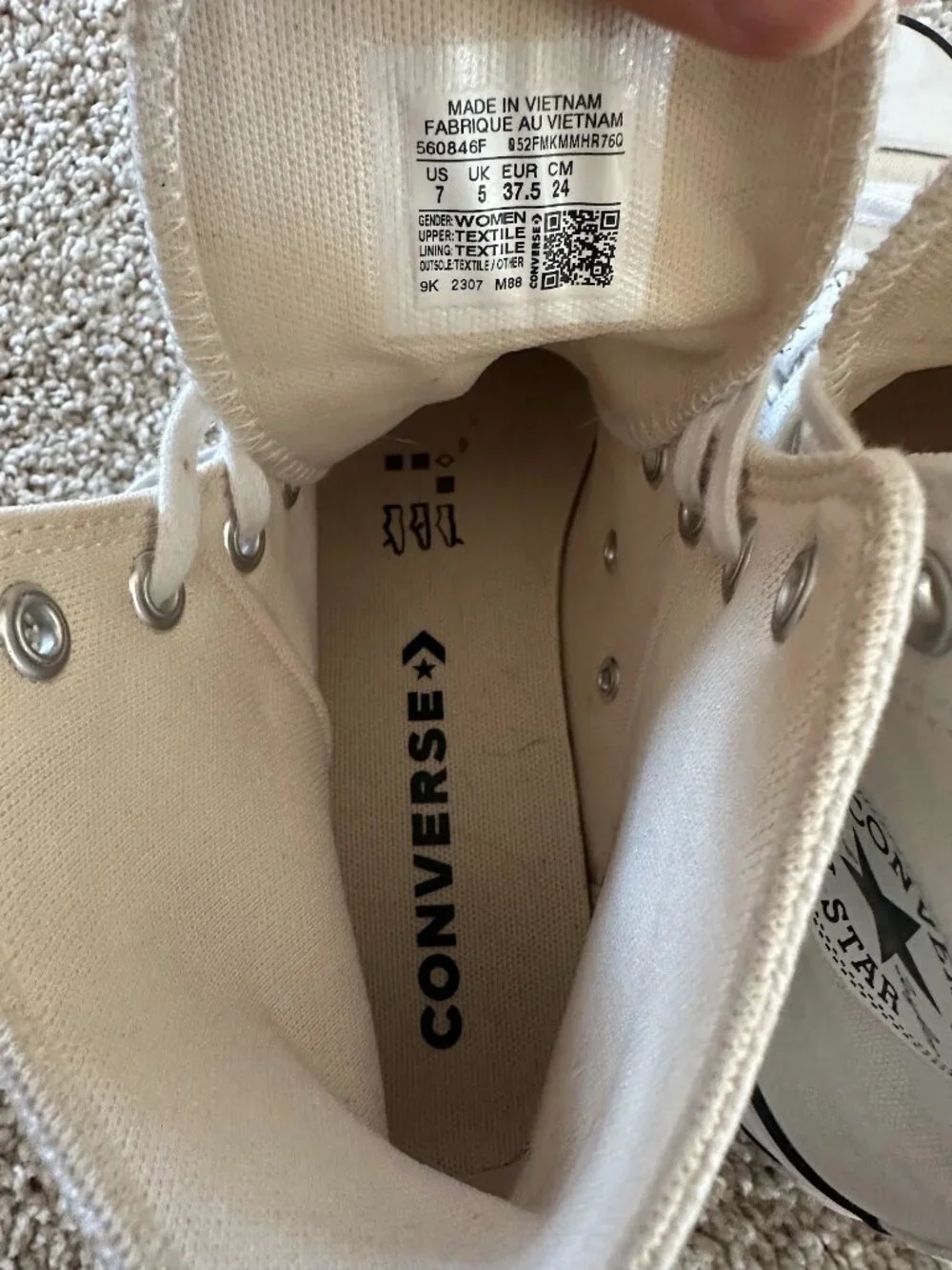 Converse Chuck Taylor All Star Lift Platform High Tops Size 7